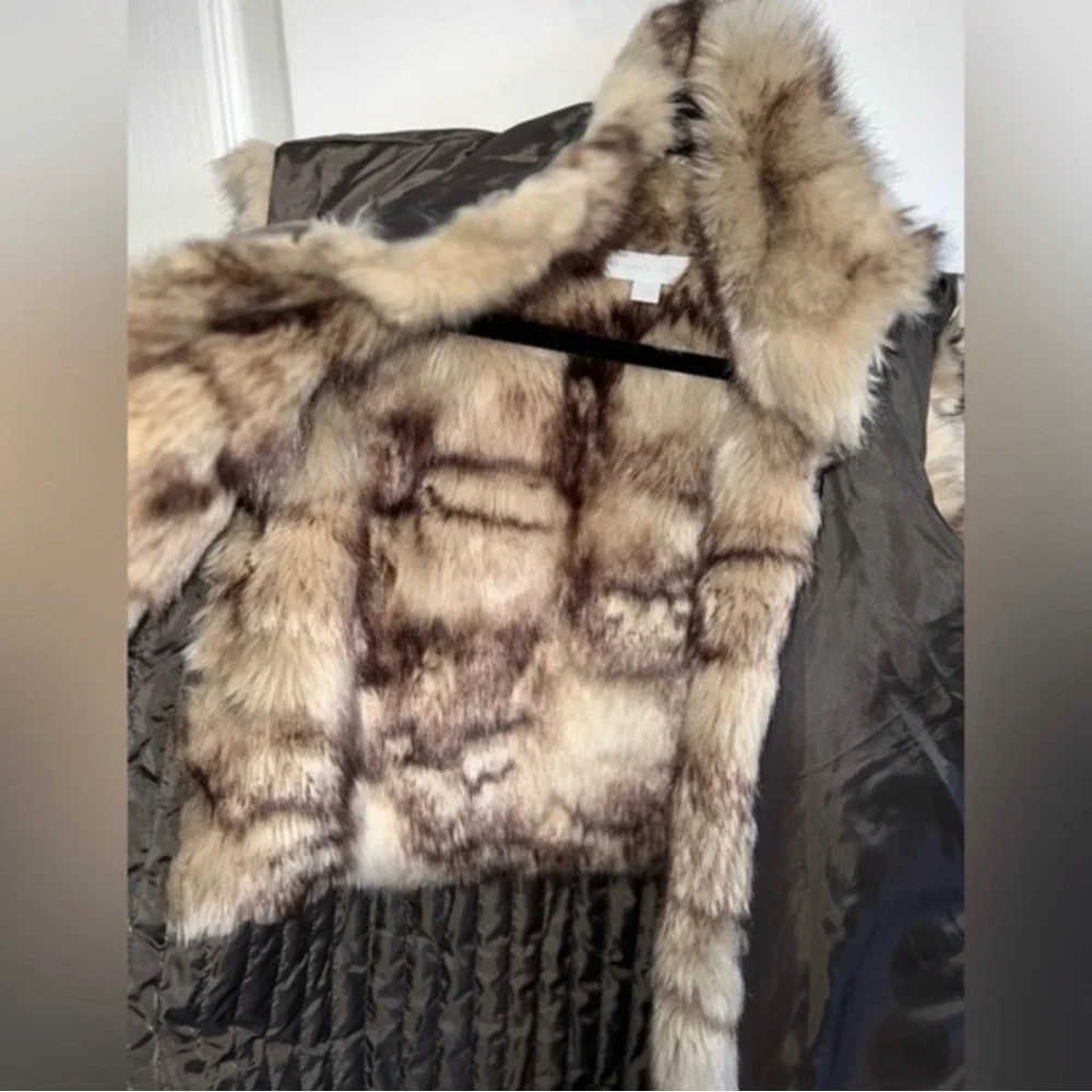 New York & Company Faux Fur Coat
